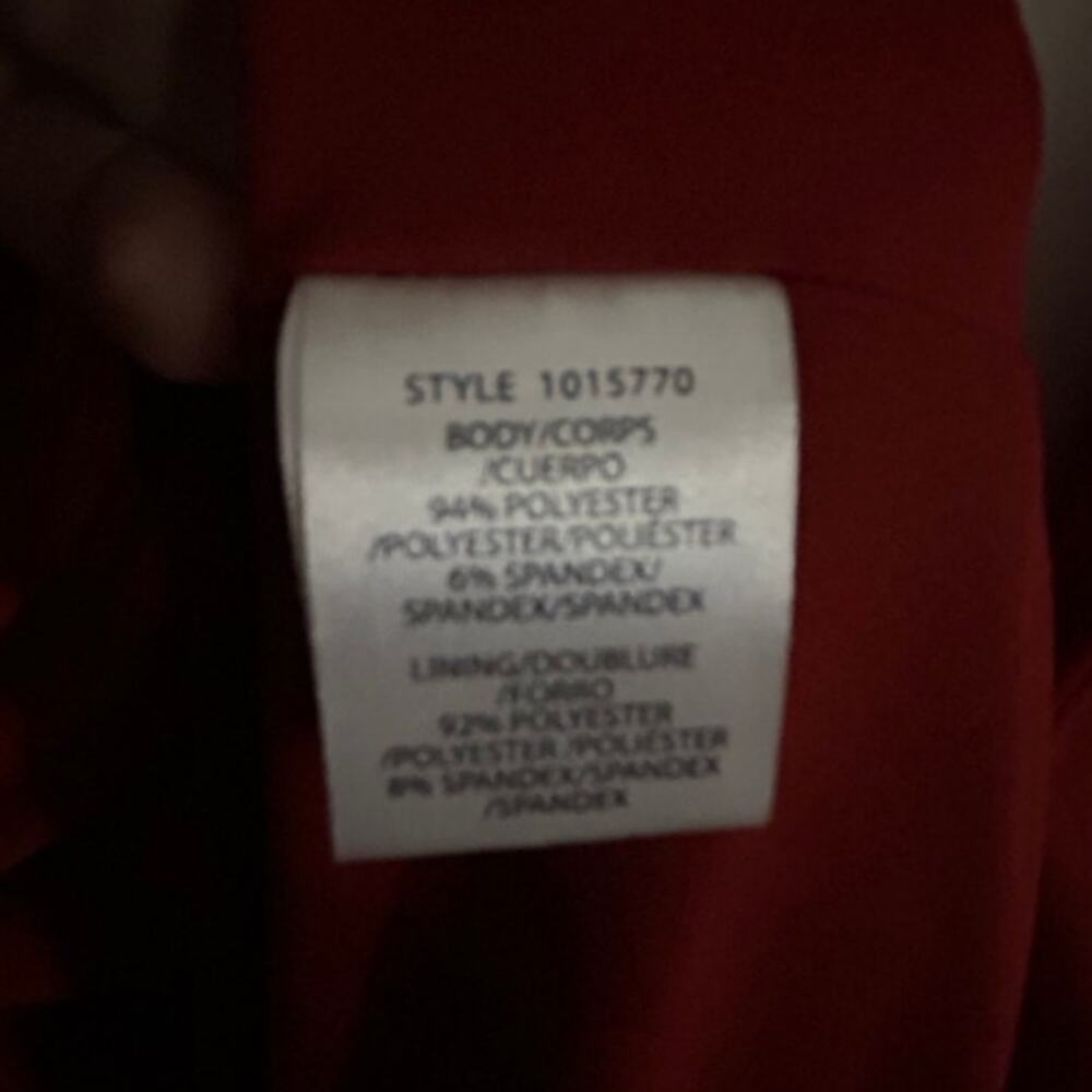 HALSTON $495 Baylee Rust Shirred Jersey Cutout Column Gown Size 12 - Picture 6 of 7